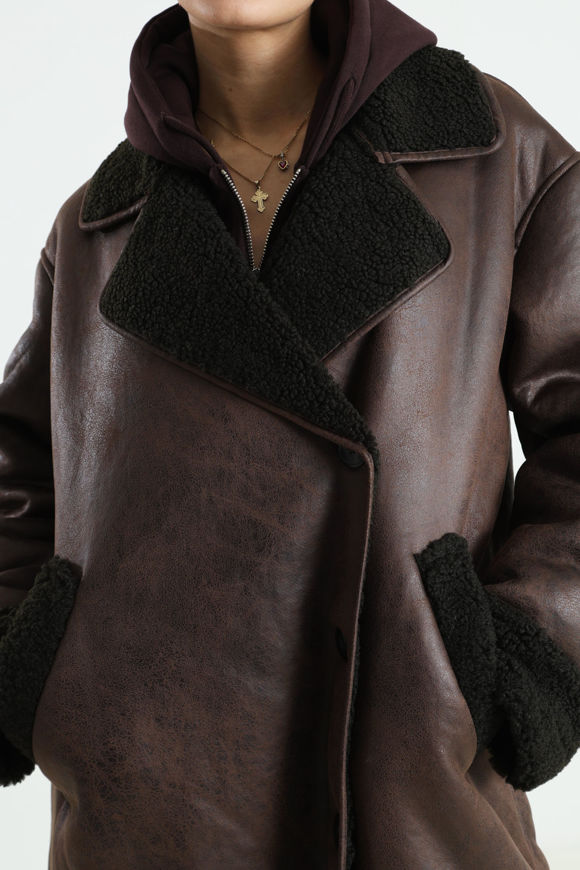 Image sur ONLOFELIA manteau mouton retourné