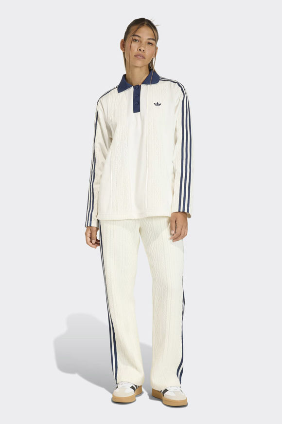 Image sur Oversize Samt Langarmshirt