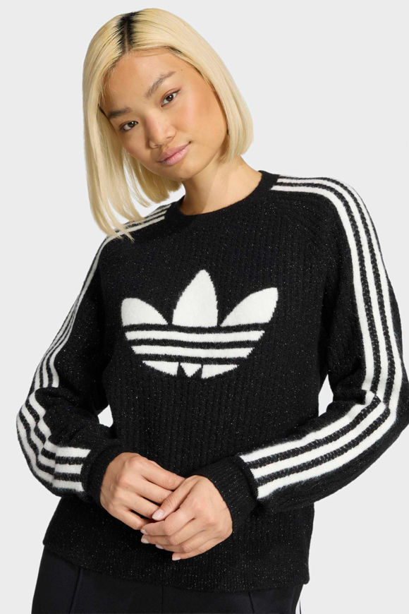 Image sur Lurex pull en tricot côtelé