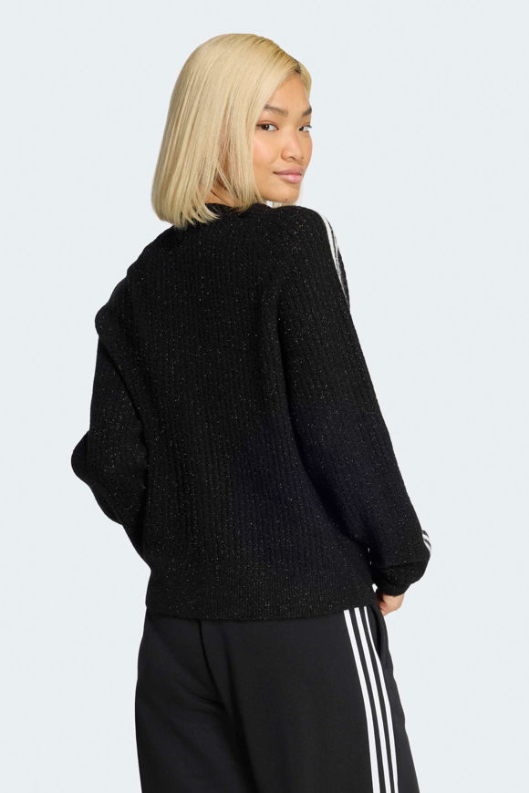 Image sur Lurex pull en tricot côtelé