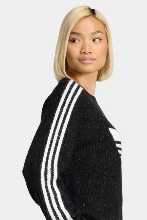 Image sur Lurex pull en tricot côtelé