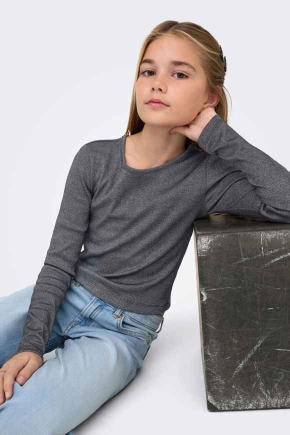 Image sur KOGTRINNY shirt côtelé à brillants manches longues