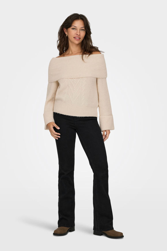 Bild von ONLLUNA Off Shoulder Strickpullover
