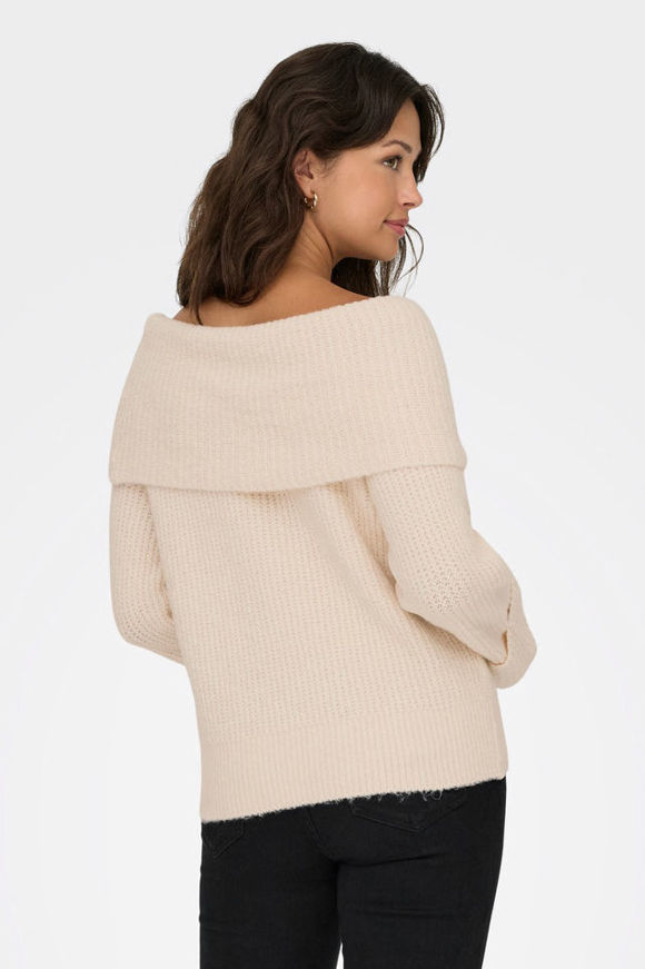 Bild von ONLLUNA Off Shoulder Strickpullover