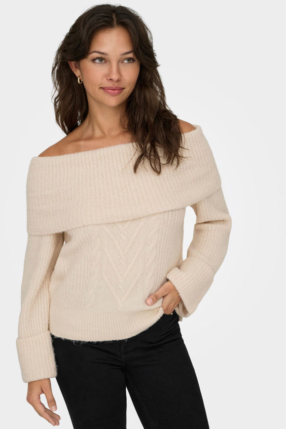 Bild von ONLLUNA Off Shoulder Strickpullover