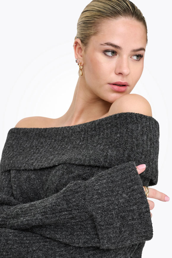 Bild von ONLLUNA Off Shoulder Strickpullover