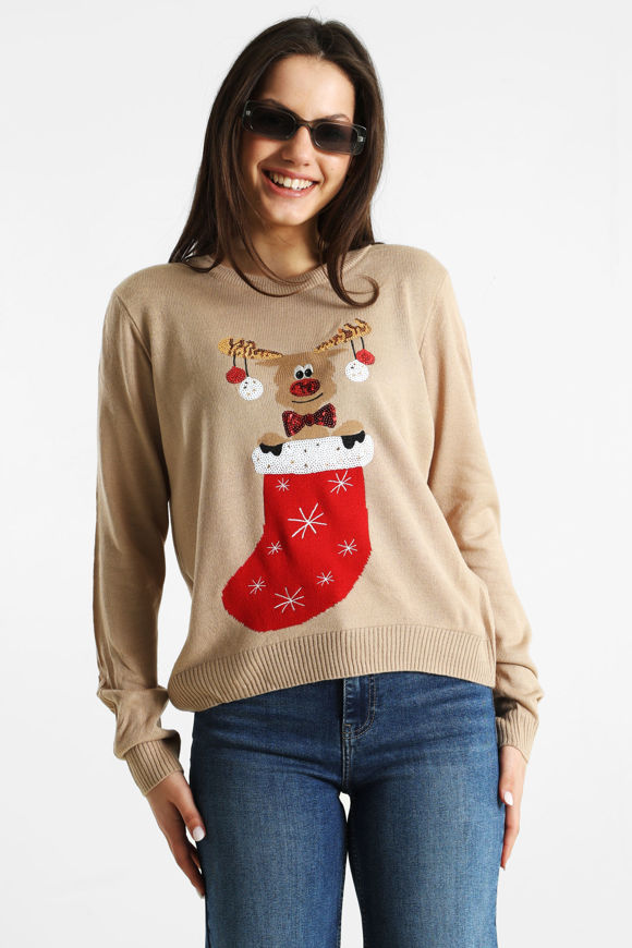 Bild von Weihnachtsstrickpullover