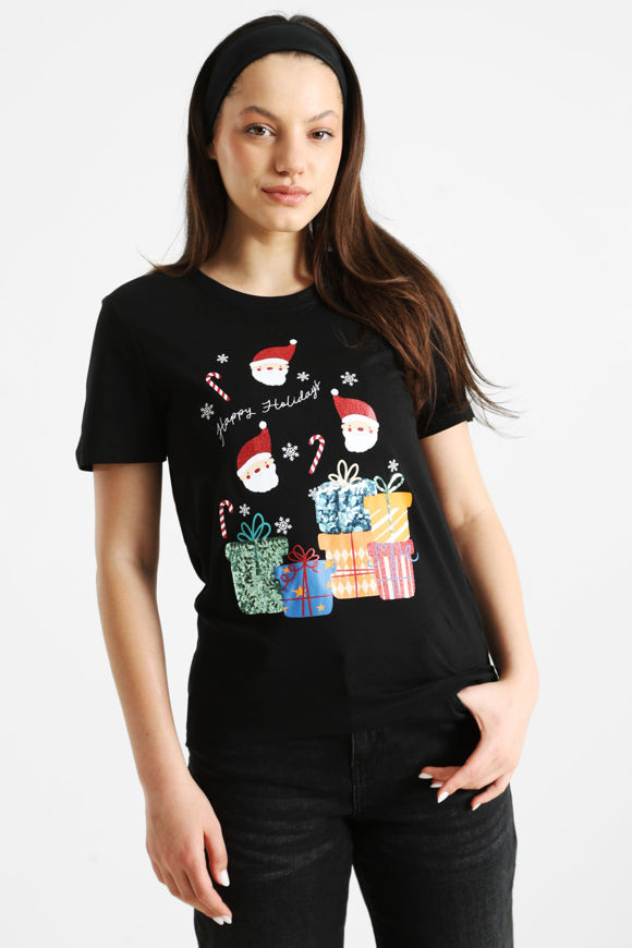 Image sur T-Shirt de Noël