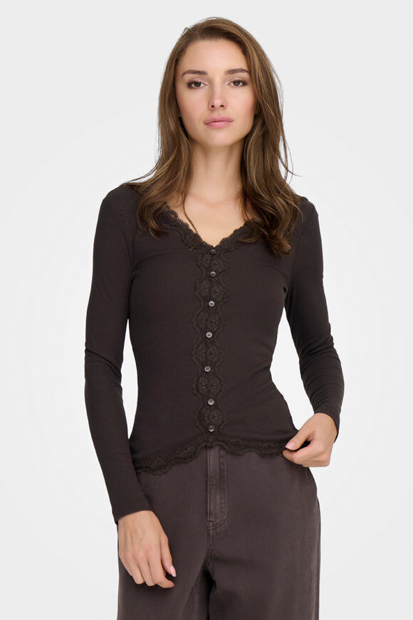 Image sur ONLENEA shirt côtelé manches longues