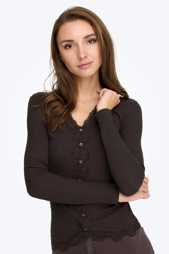 Image sur ONLENEA shirt côtelé manches longues