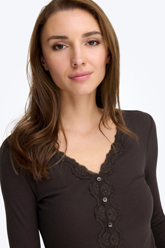 Image sur ONLENEA shirt côtelé manches longues