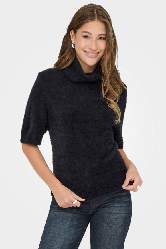 Bild von ONLPIUMO Hairy Kurzarm-Strickpullover