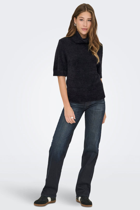 Bild von ONLPIUMO Hairy Kurzarm-Strickpullover