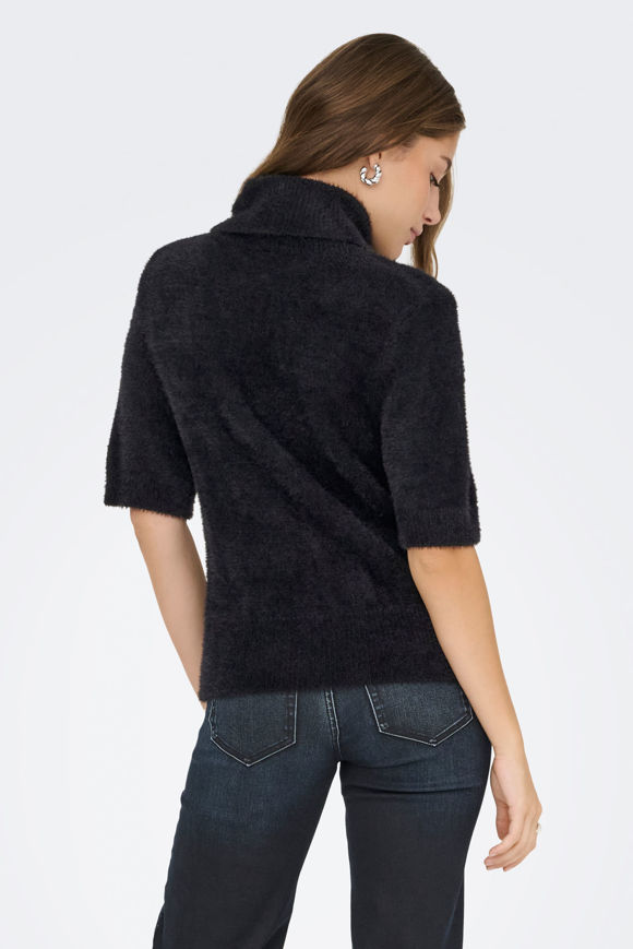 Bild von ONLPIUMO Hairy Kurzarm-Strickpullover