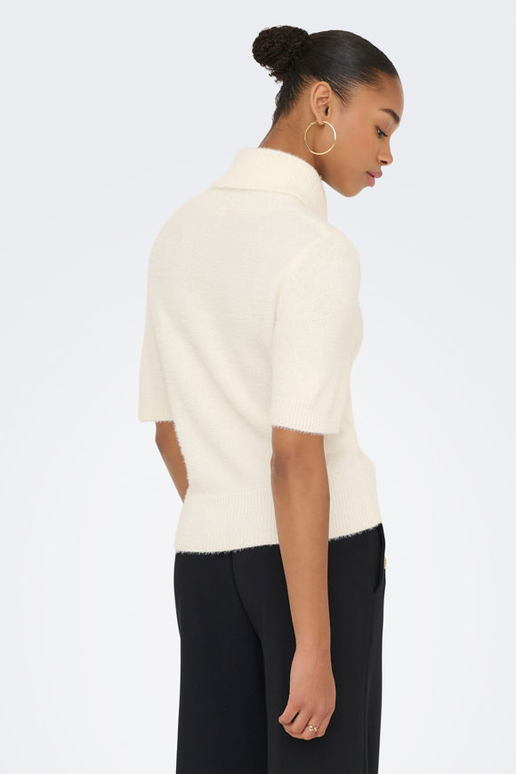 Image sur ONLPIUMO pull manches courtes en tricot poilu