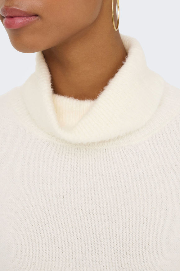 Image sur ONLPIUMO pull manches courtes en tricot poilu