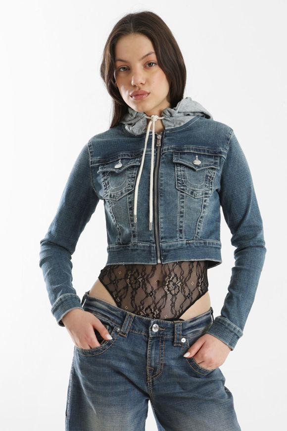Image sur Crop Jeansjacke