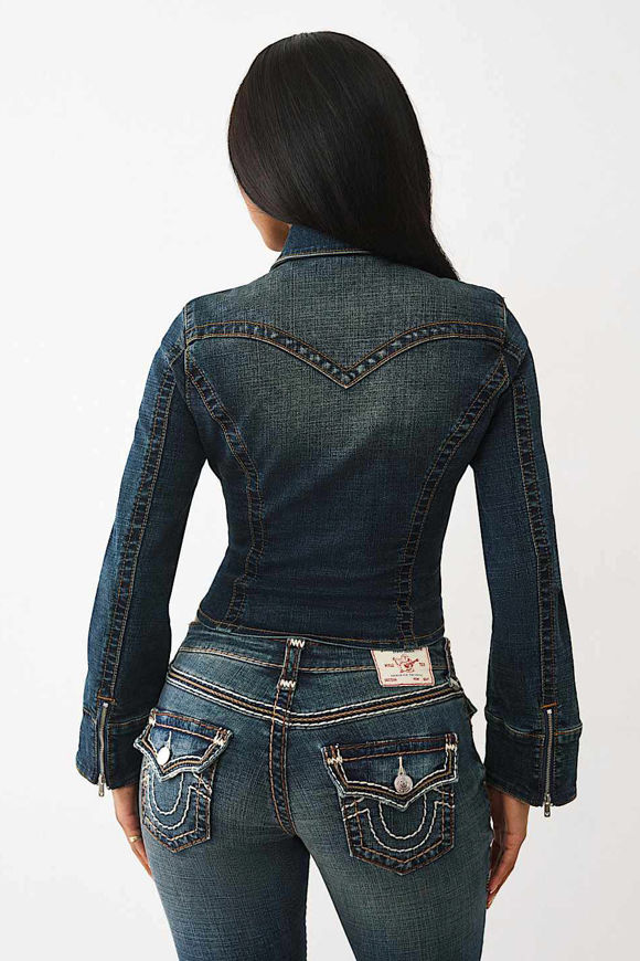 Image sur Veste courte en jean