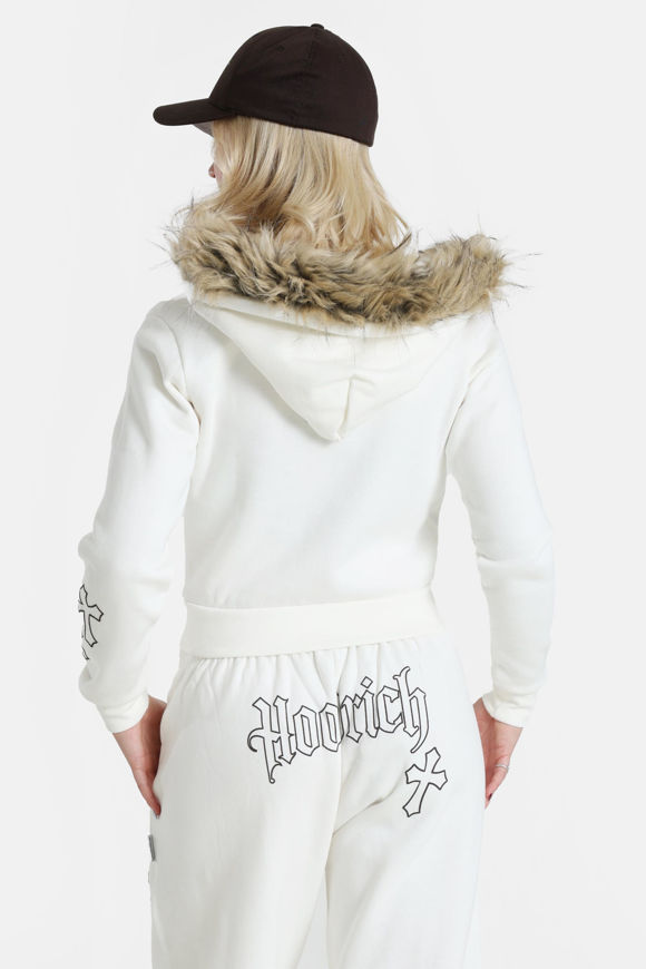 Image sur Cinder Crop Kapuzensweatjacke