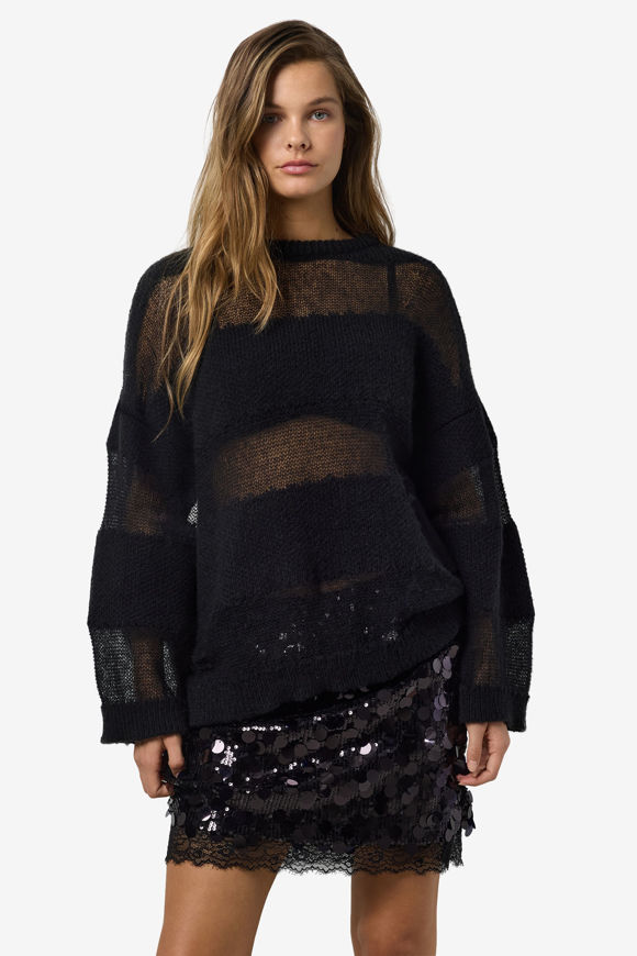 Bild von NMSELVI Oversize Strickpullover