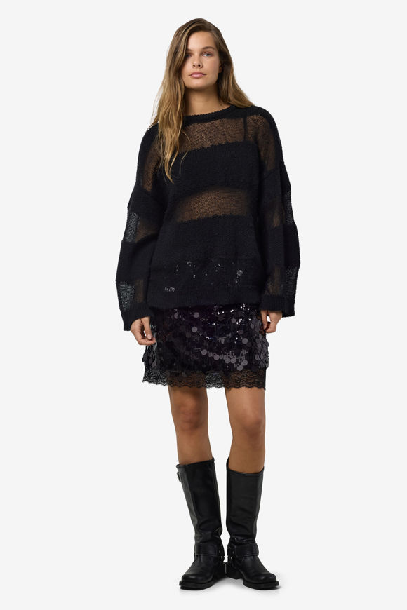 Bild von NMSELVI Oversize Strickpullover