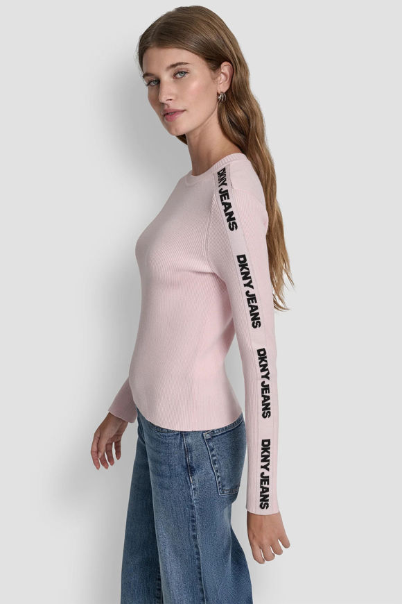 Image sur Geripptes Langarmshirt