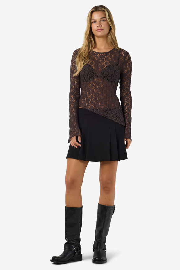 Image sur NMMIRIAM Spitzen Langarmshirt