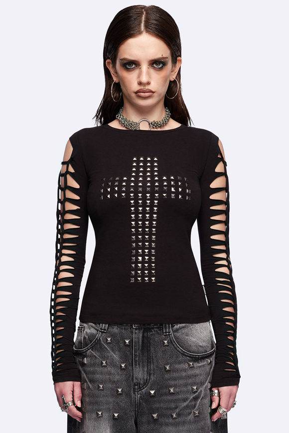 Bild von Redemption Cut-Out Langarmshirt