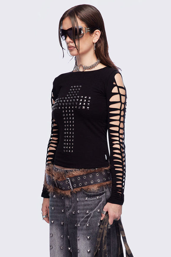 Bild von Redemption Cut-Out Langarmshirt