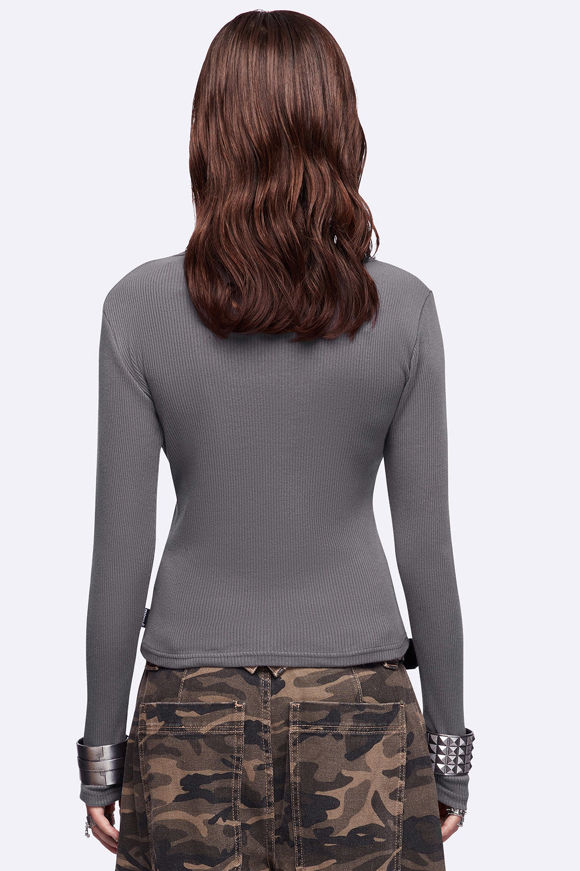 Image sur Feathers Stained shirt côtelé manches longues