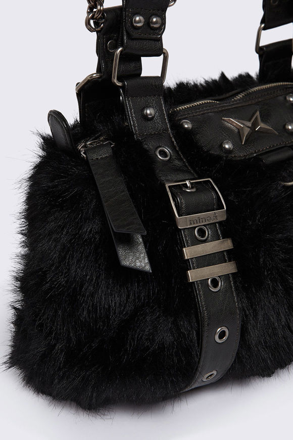 Image sur Gigi sac à bandoulière en fourrure synthétique