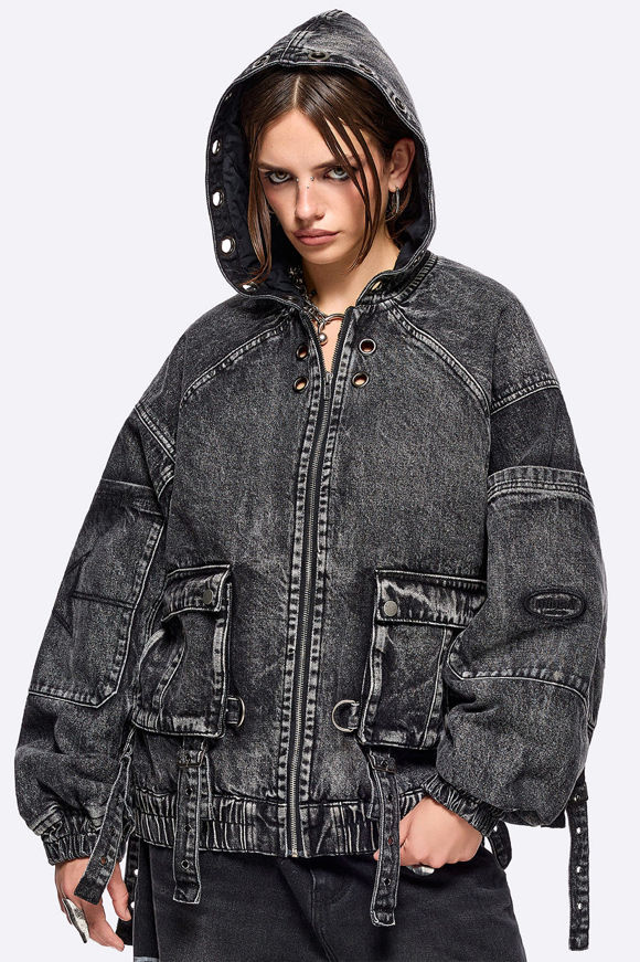 Image sur Zade Oversize Jeansjacke