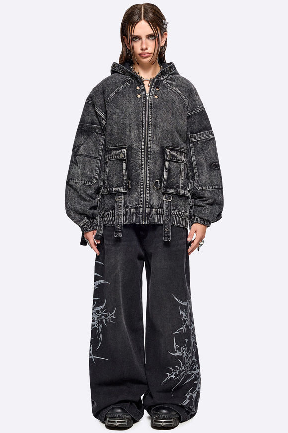 Image sur Zade Oversize Jeansjacke