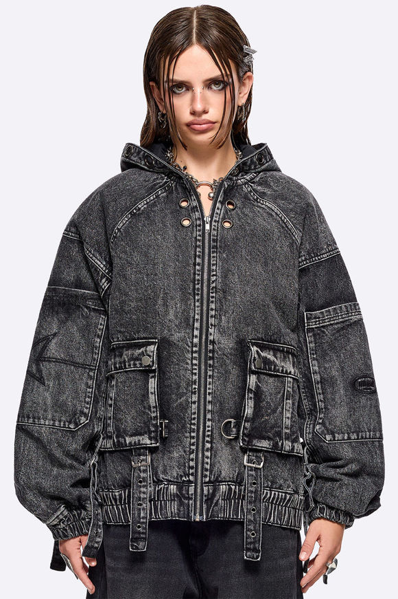Image sur Zade Oversize Jeansjacke