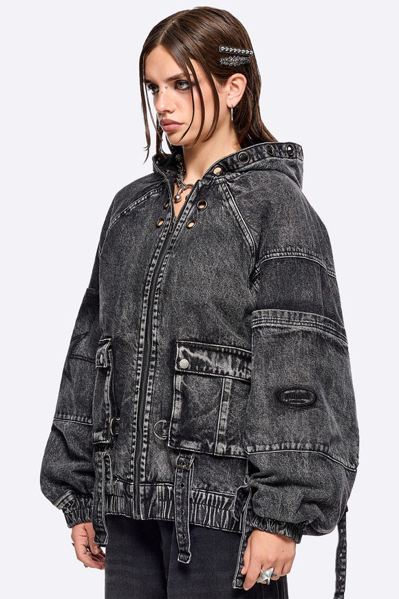 Image sur Zade Oversize Jeansjacke