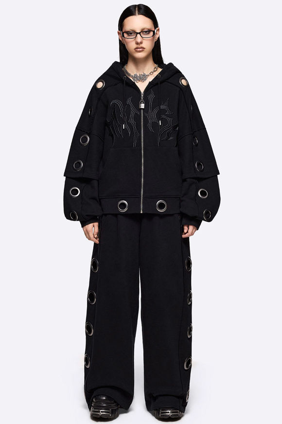 Image sur Hexa Oversize Kapuzensweatjacke