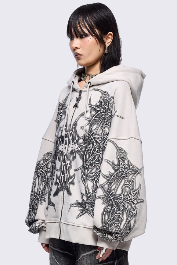 Image sur Zyre Oversize Kapuzensweatjacke