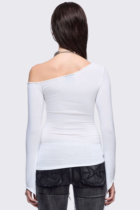 Image sur Samantha One Shoulder Langarmshirt
