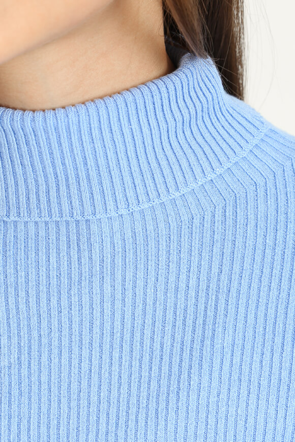 Bild von Gerippter Crop Strickpullover