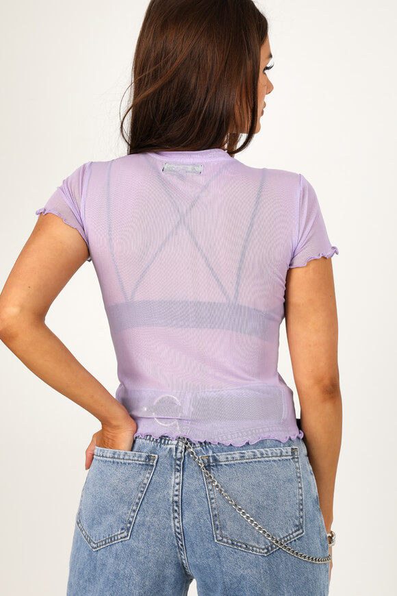 Image sur T-Shirt court en mesh
