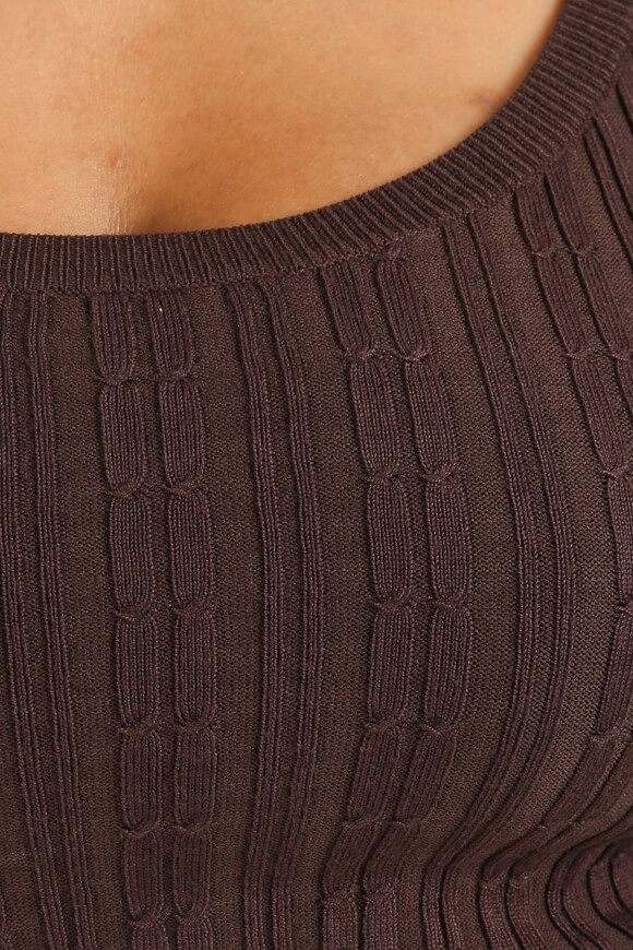 Image sur Pull court en tricot fin