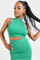 Bild von Geripptes Crop Stricktop