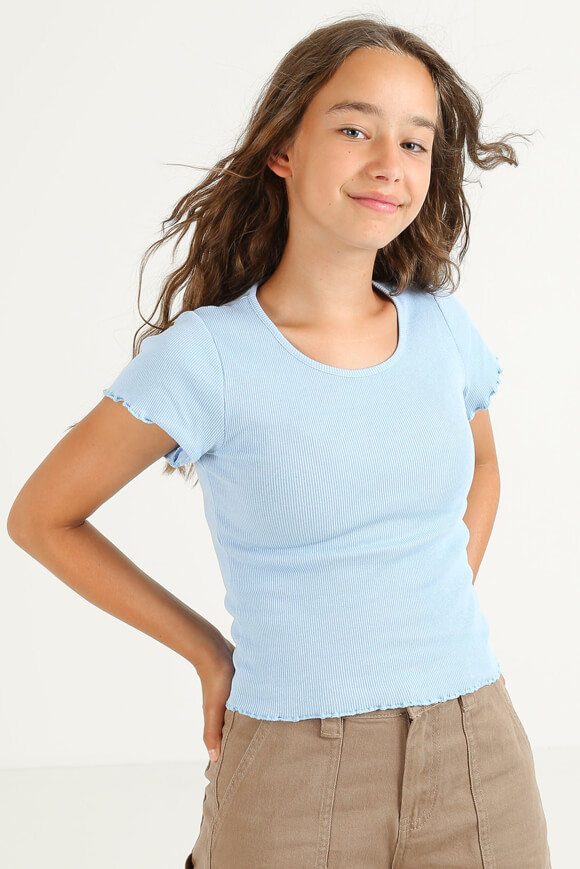 Image sur T-Shirt court côtelé