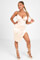 Image de Robe drapée en satin