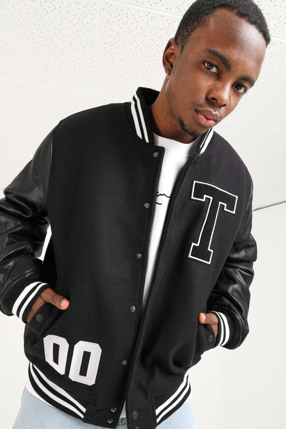 Trap Collegejacke Schwarz ER6174 Trap Collegejacke Schwarz ER6174