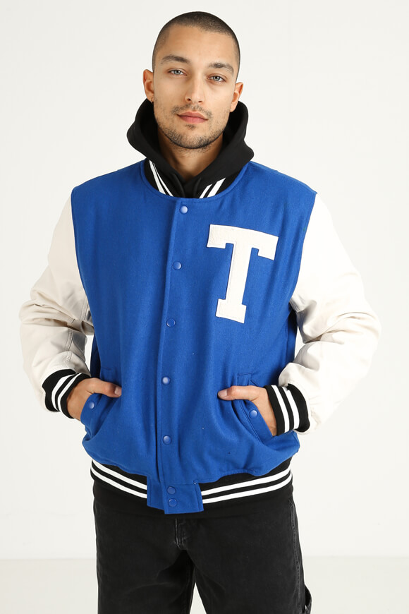 Trap Collegejacke Royal + Offwhite