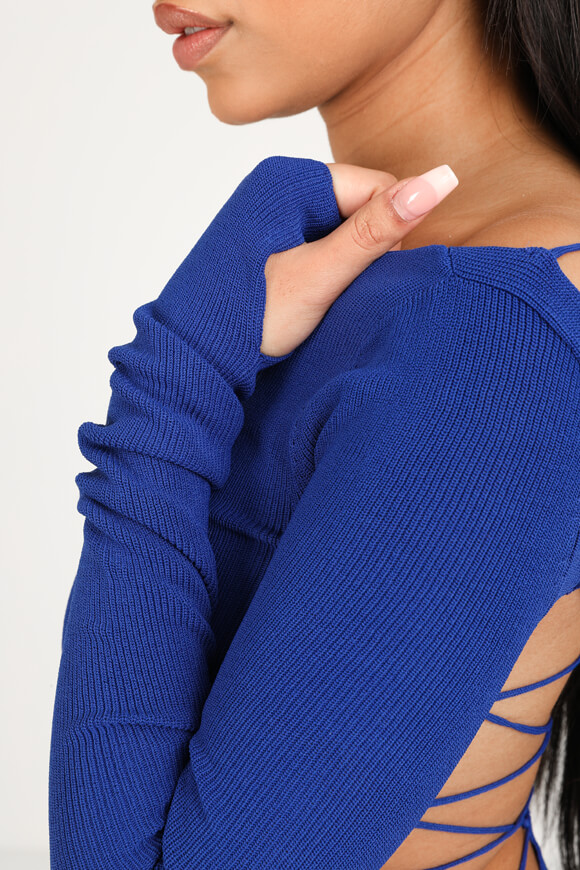 Image sur Mini robe en tricot côtelé