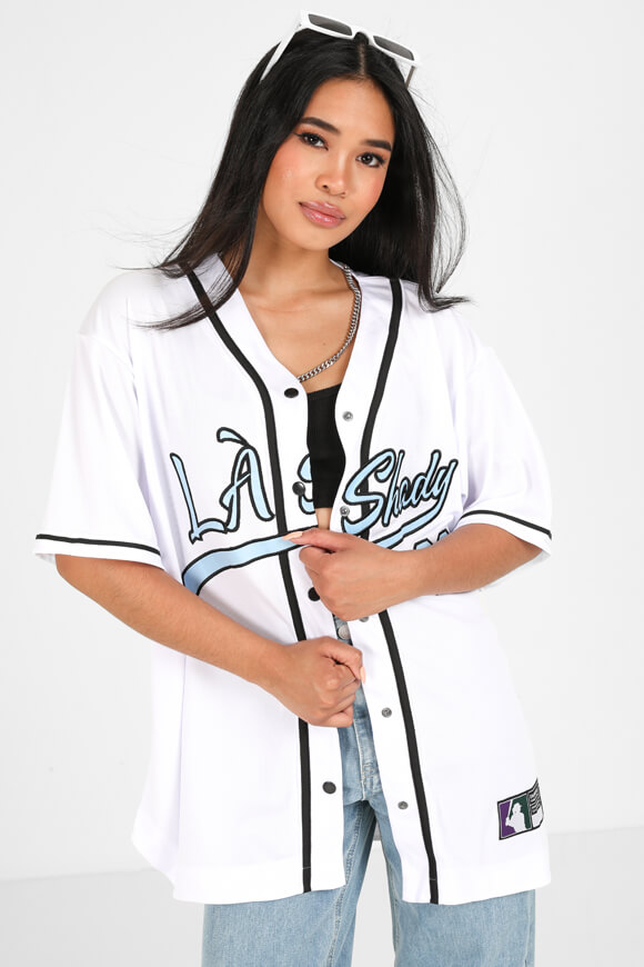 Chemise style baseball femme sale