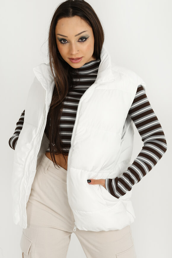 Ruby Puffer Gilet Offwhite