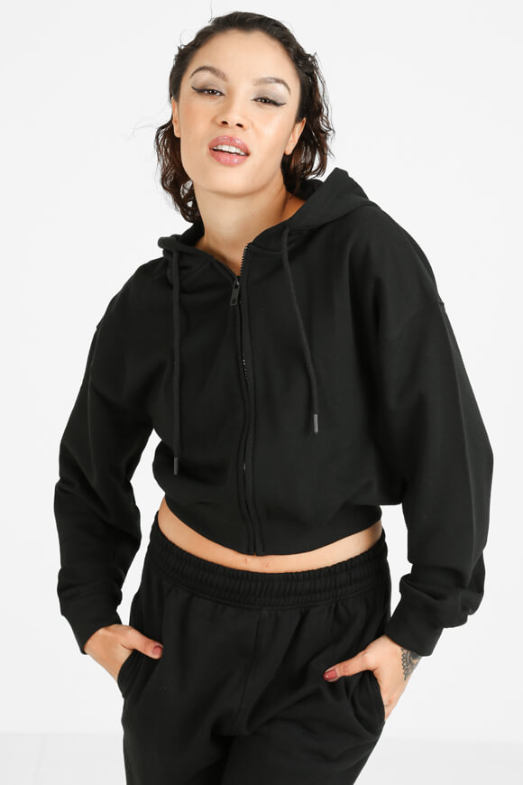 Bild von Crop Kapuzensweatjacke